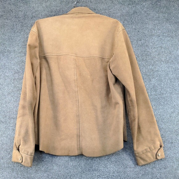 Robert Lewis Men's Weather Wear Leather Jacket Tan 40 Vintage - Picture 5 of 13